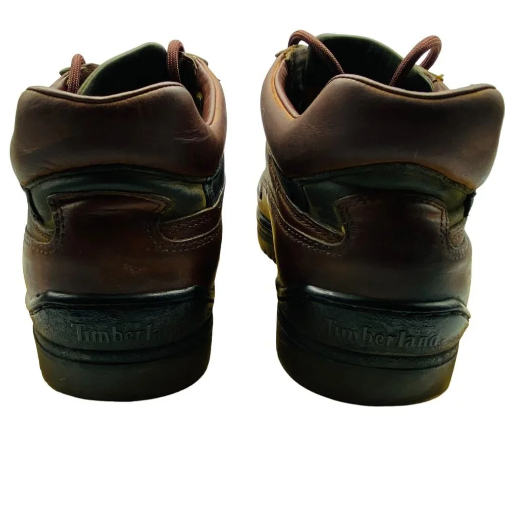 Vintage Timberland Men Size 7‎ Chukka Brown Leather Ankle Boots Gore-Tex Lace up